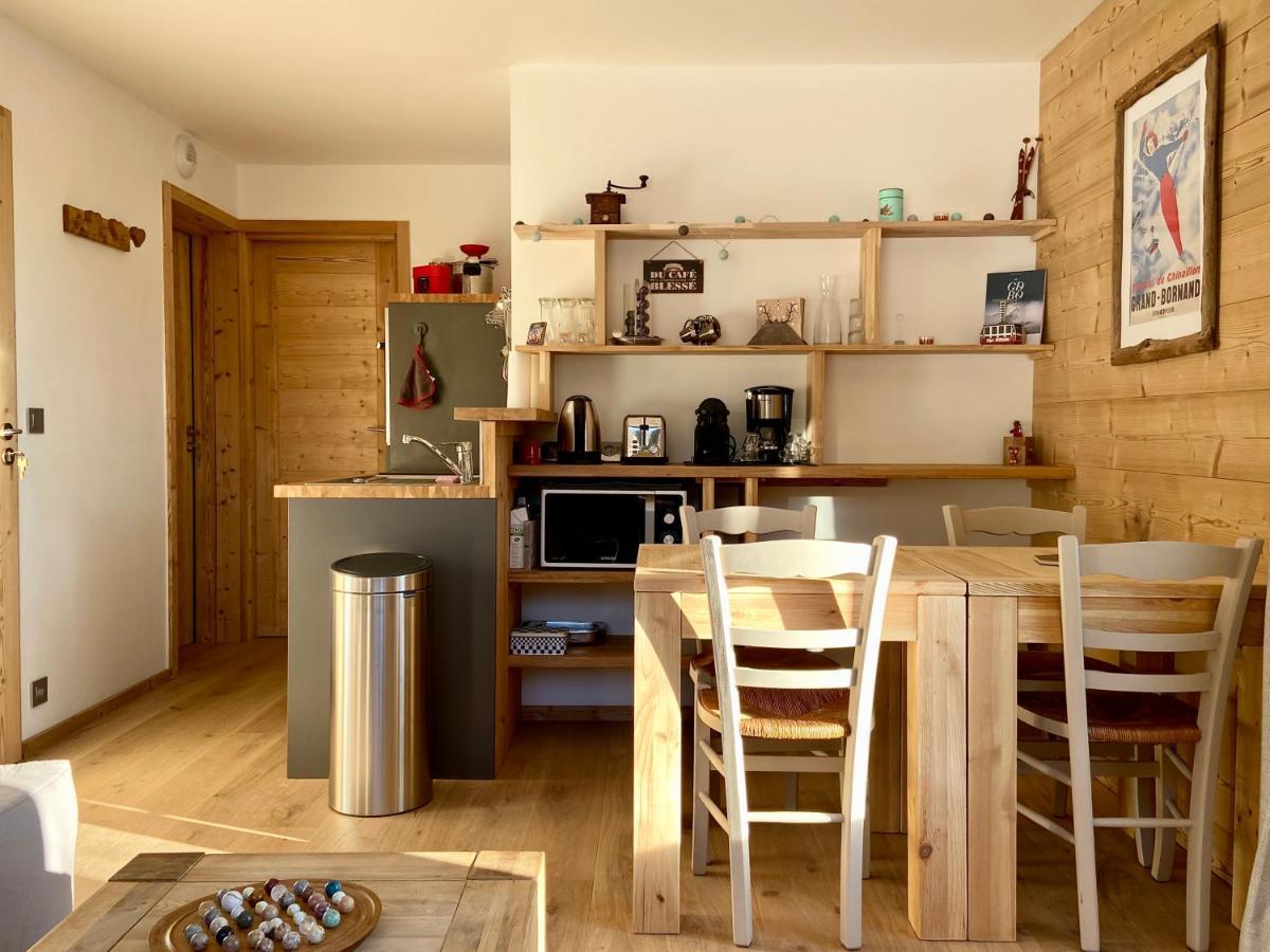 Ferienwohnung La Marmotte Qui Papote Le Grand-Bornand Exterior foto