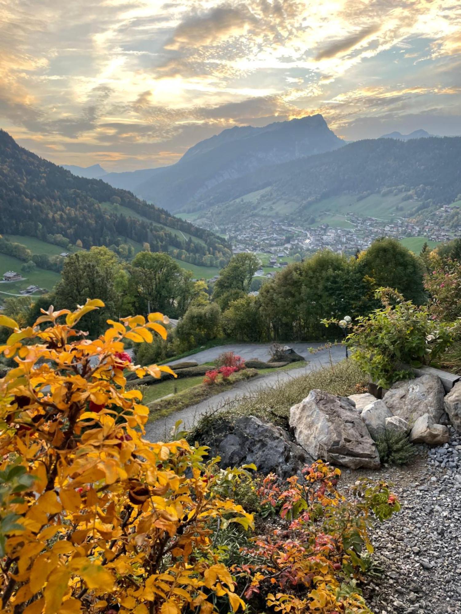 Ferienwohnung La Marmotte Qui Papote Le Grand-Bornand Exterior foto